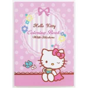  Hello Kitty Coloring Book with Stickers Toys & Games