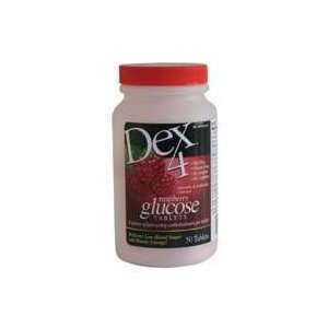  Dex 4 Blood Glucose Control Tabs, (50) Raspberry Flavor 