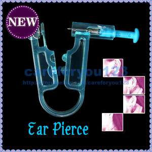 Healthy Asepsis Ear Body Studs Piercing Gun Pierce Kit EarPiercing 