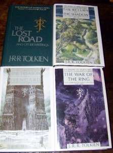 History of Middle Earth + Silmarillion J.R.R.Tolkien 13 Vol HBDJ 