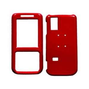   Cell Phone Snap on Protector Faceplate Cover Housing Case   Solid Red