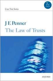   Law of Trusts, (0199577064), James Penner, Textbooks   