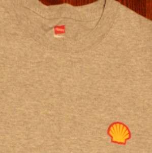 Shell Oil Gas Company T Shirt L  
