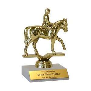  Quick Ship Equestrian Trophy (No Column) Sports 