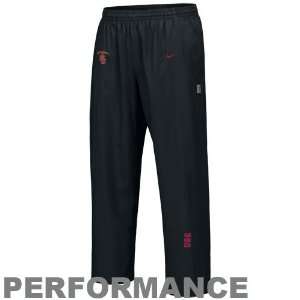  Nike USC Trojans Black Hash Mark Clima FIT Training Pants 