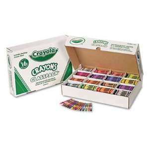  Crayola Standard Crayon Classpack, 16 Assorted Colors 