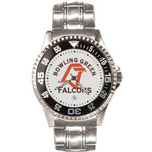 Bowling Green State University Falcons Mens Competitor Stainless Steel 