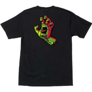  Santa Cruz T Shirt Rasta Hand [Large] Black Sports 