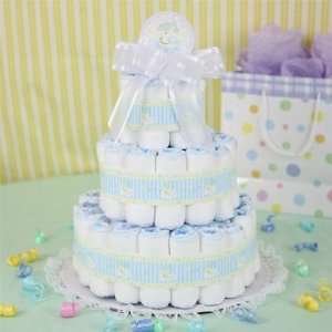  Diaper Cake Moon & Stars 3 Tier Baby