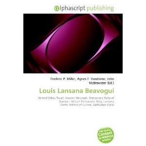  Louis Lansana Beavogui (9786133609501) Books