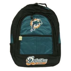  Miami Dolphins Deluxe Backpack   NFL Football Sports 