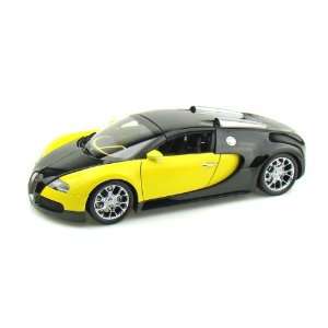  2009 Bugatti Veyron Grand Sport 1/18 Black / Lemon Toys 