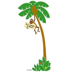  Monkey In A Palm Tree DIY Wall Mural Kit