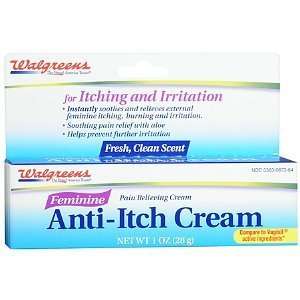   Feminine Anti Itch Pain Relieving Cream, 1 oz