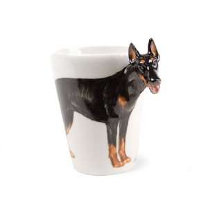  Doberman Handmade Coffee Mug (10cm x 8cm)