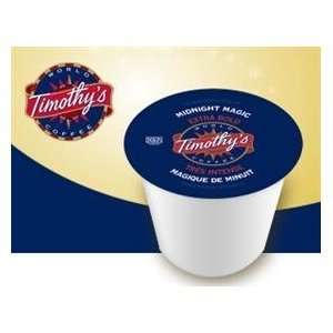 Timothys Midnight Magic Coffee * 1 Box of 24 K Cups *  