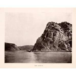  1906 Print Sankt Goarshausen Lorelei Rock Tourist Attraction 