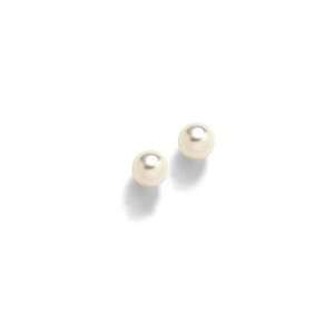 ZALES Cultured Akoya Pearl Earrings in 14K Gold Blue Lagoon® by 