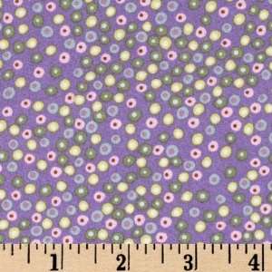  45 Wide Penelope Speckled Dots Purple Fabric By The Yard 