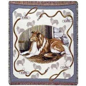  Collie Tapestry Throw