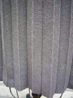 CASTLEBERRY 2Pc Dacron Polyester Novelty Knit Skirt Top Set Brown 