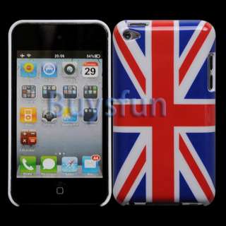 Union Jack Flag Style HARD CASE COVER FOR APPPLE IPOD TOUCH 4 4G 