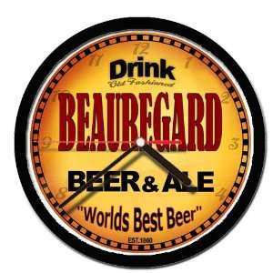  BEAUREGARD beer and ale cerveza wall clock Everything 