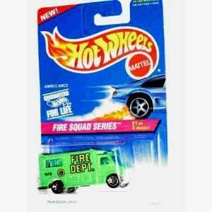  Hot Wheels 1995 Fire Squad Series #1 of 4 Ambulance Toys 