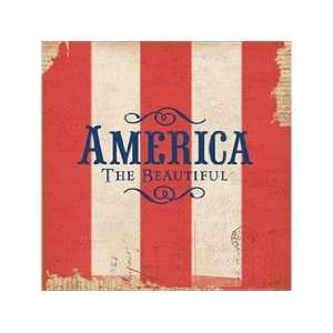   Paper 12x12 Americana America The Beautiful Arts, Crafts & Sewing