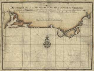1700 map Nautical charts, Florida Panhandle  