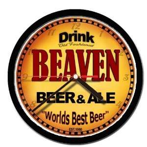  BEAVEN beer and ale cerveza wall clock 