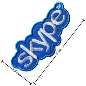  Skype Logo Embroidered Iron on Patches From Thailand Free 