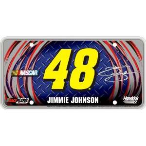   Diamond Plate Series #48 Jimmie Johnson License Plate Automotive