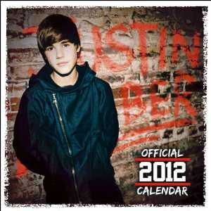  Justin Bieber (Mass) 2012 Wall Calendar 12 X 12 Office 