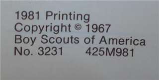 Bear Cub Scout Book Boy Scouts of America1981 Printing, USED  