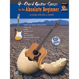  Alfred 4 Chord Guitar Songs for the Absolute Beginner Book 