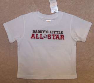 NWT Gymboree ALL STAR SLUGGER Out Daddys Star Top 6 12  