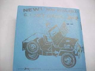 1964 GI Joe Action Sailor Navy Manual  