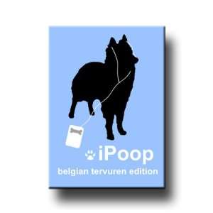 Belgian Tervuren iPoop Fridge Magnet