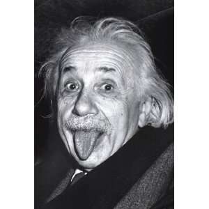 Albert Einstein   Tongue by Unknown 24x36 