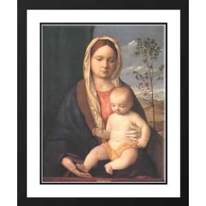  Bellini, Giovanni 20x23 Framed and Double Matted Madonna 
