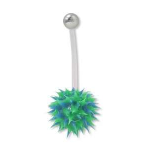Pregnancy Belly Button Ring with Koosh Ball   PREG16