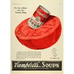  1922 Ad Campbells Tomato Soup Can Camden New Jersey Recipe 