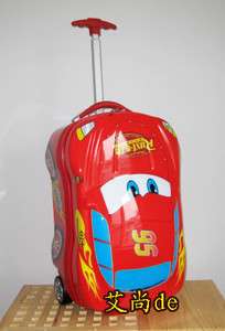 Disney Cars Luggage Bag Case Baggage Trolley Roller 338  