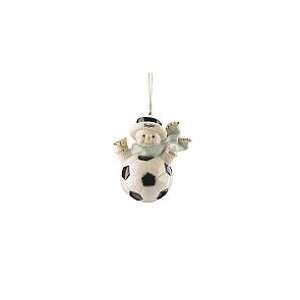  Lenox My Sporty Soccer Snowman Ornament