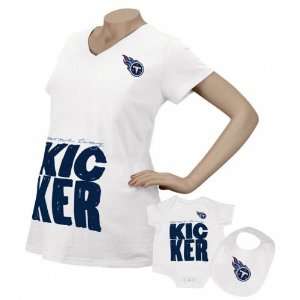   Titans Womens Kicker Maternity T Shirt/Infant Set
