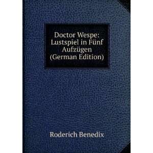   AufzÃ¼gen (German Edition) Roderich Benedix  Books