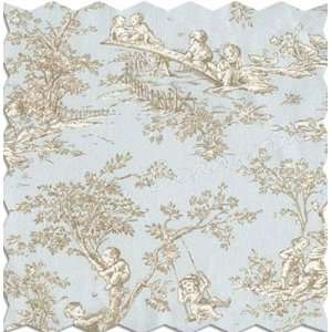  SWATCH   Baby Toile Blue Fabric by Doodlefish Baby