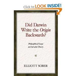   Darwins Theory (Prometheus Prize) [Paperback] Elliott Sober Books