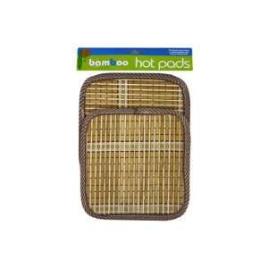  2 Pack Bamboo Hot Pads Case Pack 48